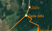 Zajdai delta szolgálati hely helye a térképen