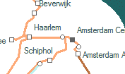 Amsterdam Sloterdijk szolglati hely helye a trkpen