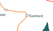 Roermond szolglati hely helye a trkpen