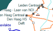 Den Haag Centraal szolglati hely helye a trkpen