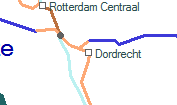 Dordrecht szolglati hely helye a trkpen