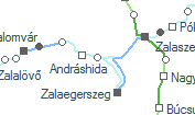 Zalaegerszeg-Ola szolgálati hely helye a térképen