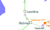 Leordina Halta szolgálati hely helye a térképen