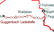 Waldstein szolgálati hely helye a térképen