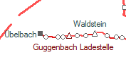 Guggenbach Haltestelle szolgálati hely helye a térképen