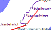 Baumgartwiese szolgálati hely helye a térképen