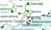 Raposka szolgálati hely helye a térképen