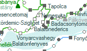 Badacsonylbdihegy szolglati hely helye a trkpen