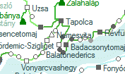 Nemesgulács-Kisapáti szolgálati hely helye a térképen