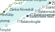 Balatonlelle felső szolgálati hely helye a térképen
