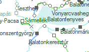 Balatonberény szolgálati hely helye a térképen