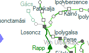 Losoncz szolgálati hely helye a térképen