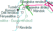 A vonalszakasz helye a trkpen
