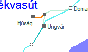 Ungvár szolgálati hely helye a térképen