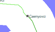Csernyovci szolgálati hely helye a térképen