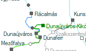 Dunaújváros-Kikötő szolgálati hely helye a térképen