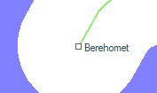 Berehomet szolgálati hely helye a térképen