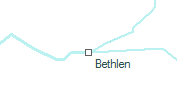 Bethlen szolgálati hely helye a térképen