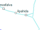 Apahida szolgálati hely helye a térképen