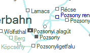 Bratislava-Vinohrady szolgálati hely helye a térképen