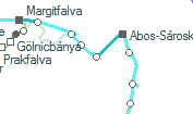 Nagyladna szolglati hely helye a trkpen