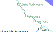 Dragosa szolgálati hely helye a térképen