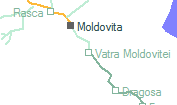 Vatra Moldovitei szolgálati hely helye a térképen