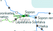 Sopron szolglati hely helye a trkpen