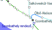 Gencsapti als szolglati hely helye a trkpen