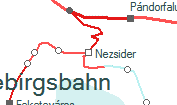 Nezsider szolglati hely helye a trkpen