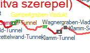 Wagnergraben-Viadukt szolgálati hely helye a térképen