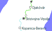 Budrovci szolgálati hely helye a térképen