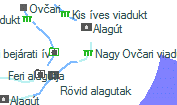 Nagy Ovčari viadukt szolgálati hely helye a térképen