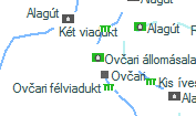 Ovčari állomásalagút szolgálati hely helye a térképen