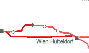 Wien Hadersdorf szolgálati hely helye a térképen