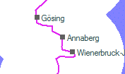 Annaberg szolgálati hely helye a térképen