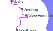 Wienerbruck-Josefsberg szolgálati hely helye a térképen
