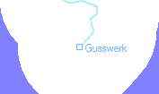 Gusswerk szolgálati hely helye a térképen