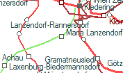 Maria Lanzendorf szolgálati hely helye a térképen