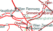 Wien Aspangbahnhof szolgálati hely helye a térképen