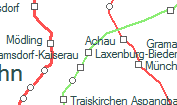 Laxenburg-Biedermannsdorf szolgálati hely helye a térképen