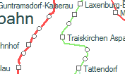 Traiskirchen Aspangbahn szolgálati hely helye a térképen