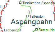 Tattendorf szolgálati hely helye a térképen