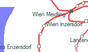 Wien Liesing szolgálati hely helye a térképen