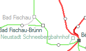 Bad Fischau-Brünn szolgálati hely helye a térképen