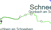Grünbach Schule szolgálati hely helye a térképen