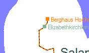 Elizabethkirchlein szolgálati hely helye a térképen