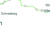 Schneebergbahn szolgálati hely helye a térképen