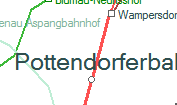 Pottendorferbahn szolgálati hely helye a térképen