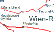 Wien-Raaberbahn szolgálati hely helye a térképen